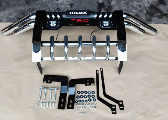 Μαύρος φραγμός Hilux Vigo Bull φραγμών καγκέλων ανοιχτών φορτηγών χάλυβα μετάλλων